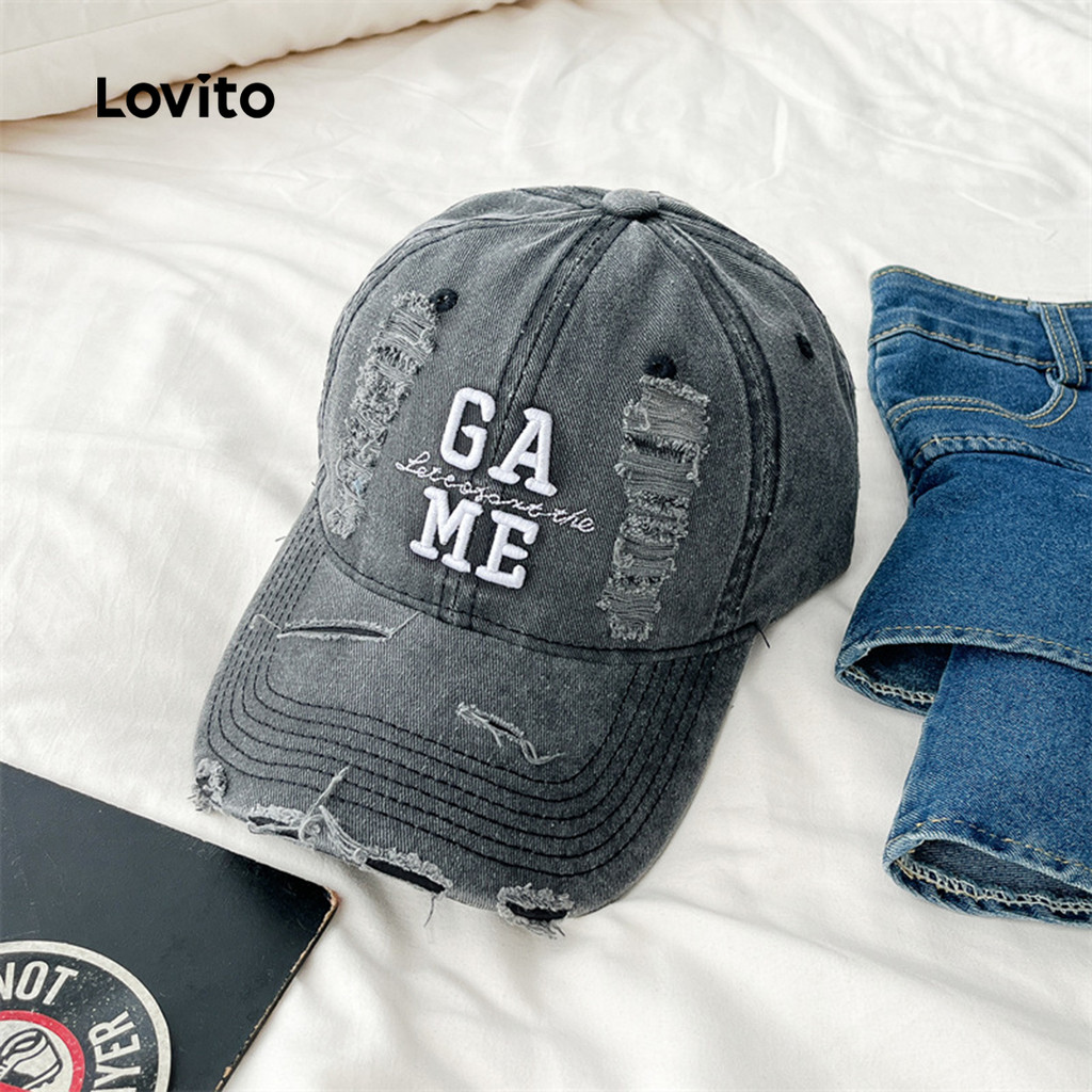 Lovito Chapéu Colorblock Casual LFA105189 em Oferta na Shopee