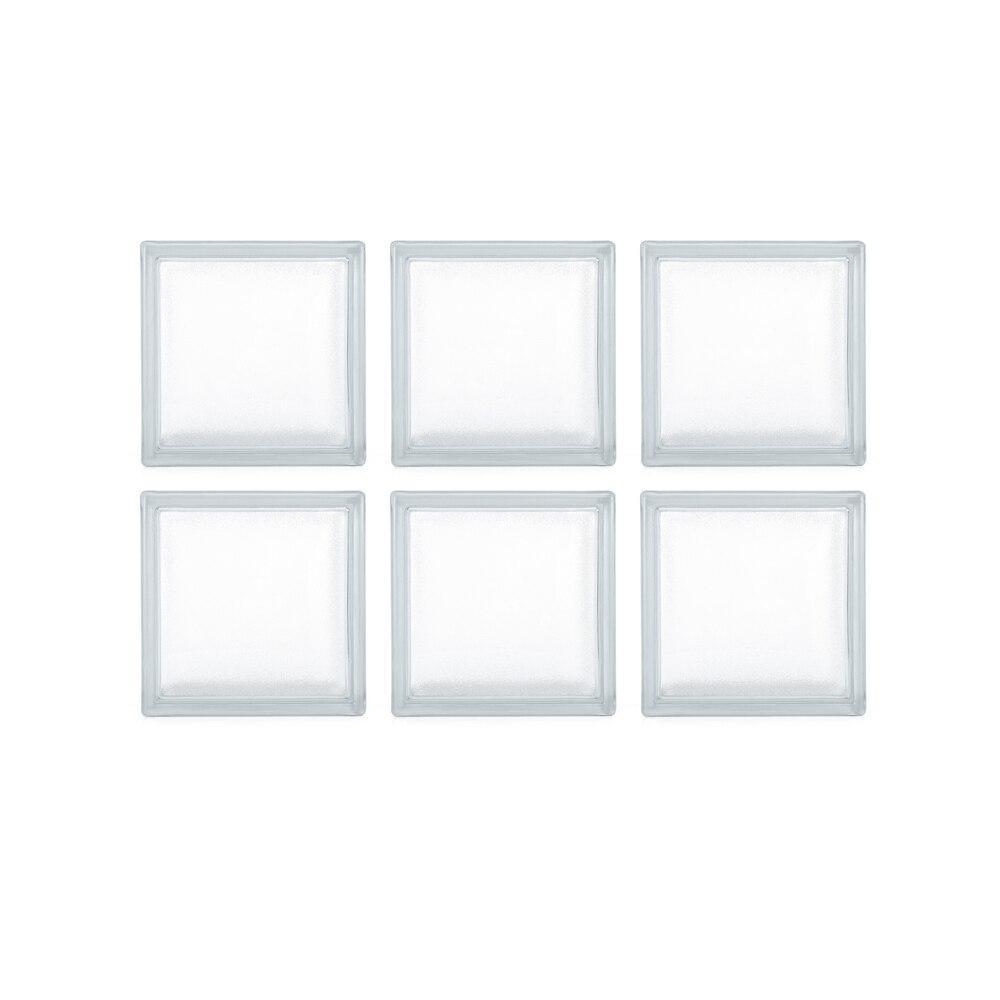 Tijolo de Vidro Modaza Tangerine 19x19x8cm - 6 Peças em Oferta na Shopee