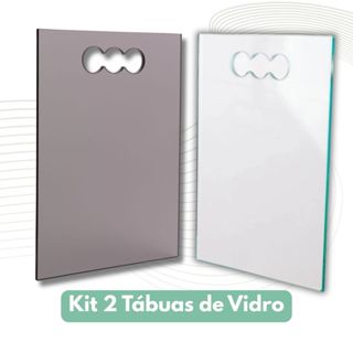 KIT TABUAS  1 INCOLOR + 1  FUMÊ PLATINUM 8 MM em Oferta na Shopee