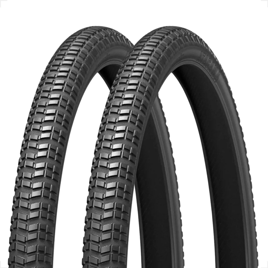 2x Pneu para bicicleta MTB Bmx Passeio asfalto trilha Bike aro 20 (50-406) Levorin 2.125 Atacama