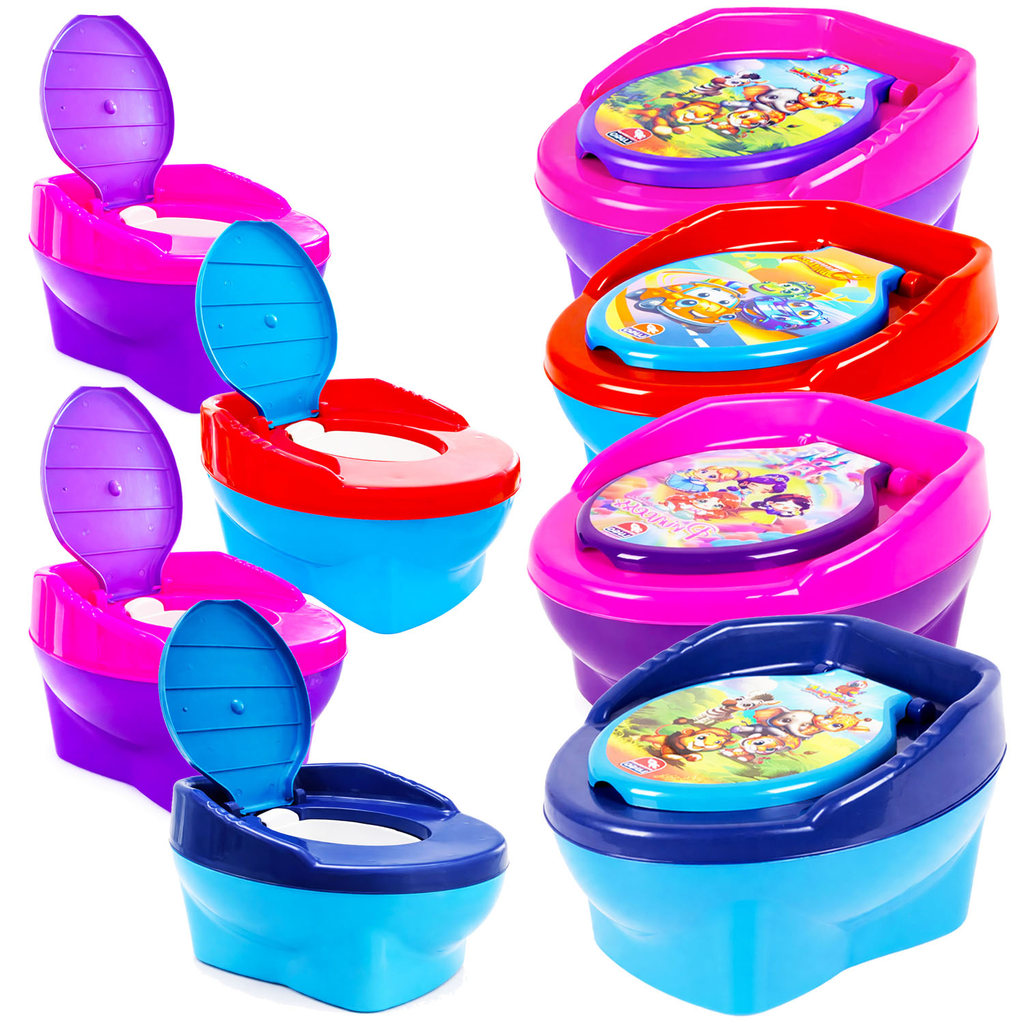 Penico Infantil Troneco Menina Rosa Menino Carro Azul Oferta