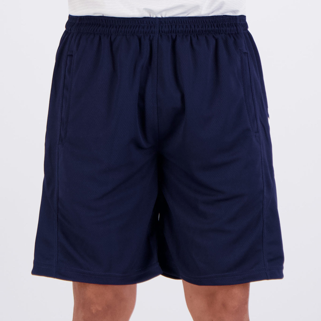 Shorts Kappa Ahora Pro Seven Com Bolso Marinho em Oferta na Shopee