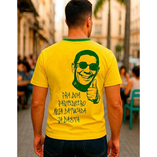 Camiseta Brasil Zeca Pagodinho Partideiro Meia Batucada 2026 em Oferta na Shopee