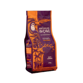 Semente de Açaí Torrada e Moída 250g Sem Cafeína