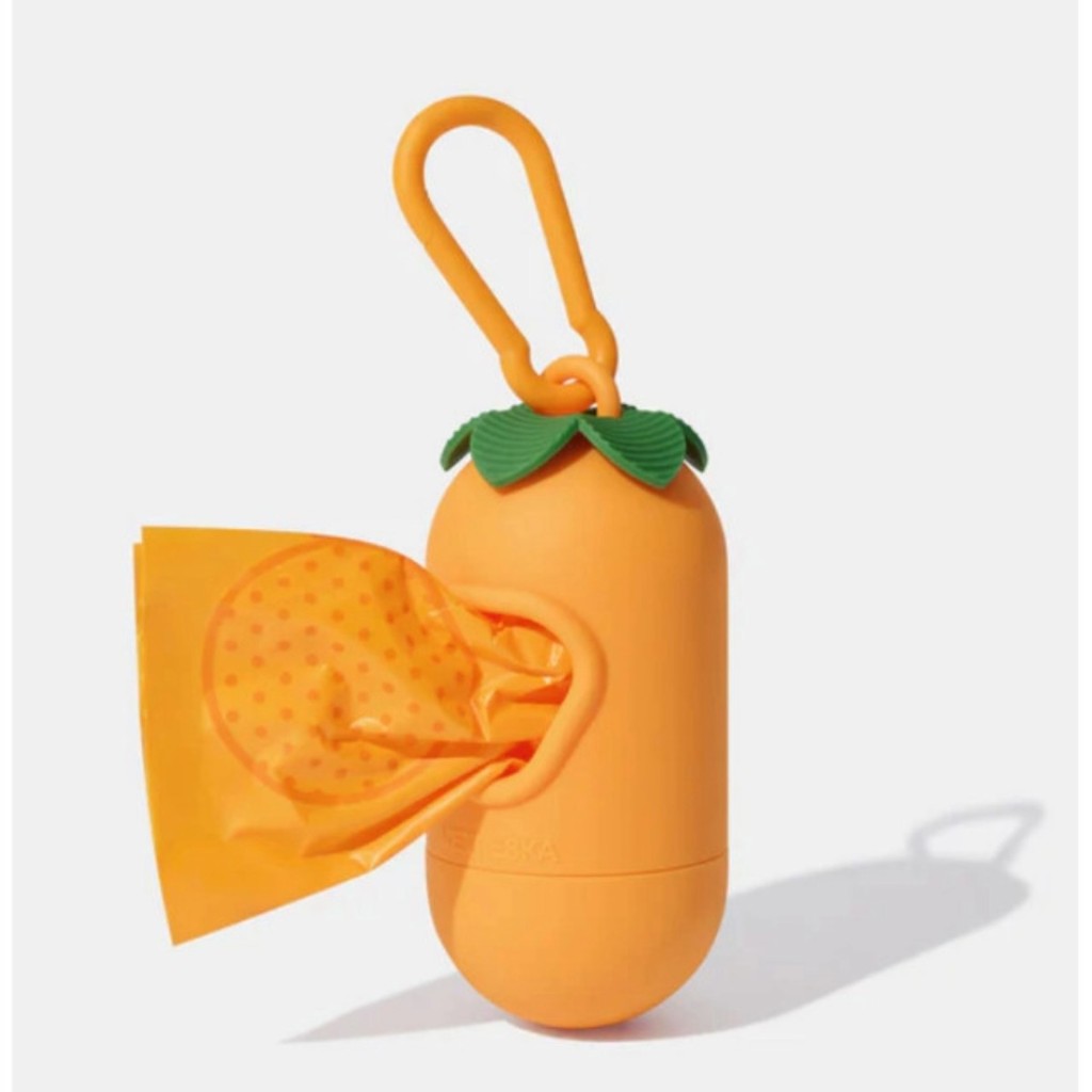 Vetreska Dispenser Cata Caca Para Cães Tangerina Com 1 Rolo Sacos Perfumados