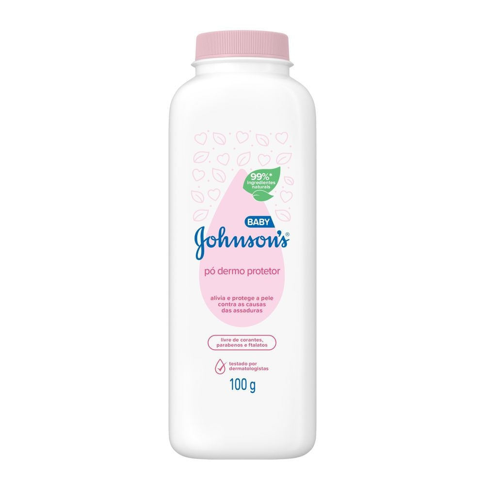 Pó Dermo Protetor Johnsons Baby 100g em Oferta na Shopee