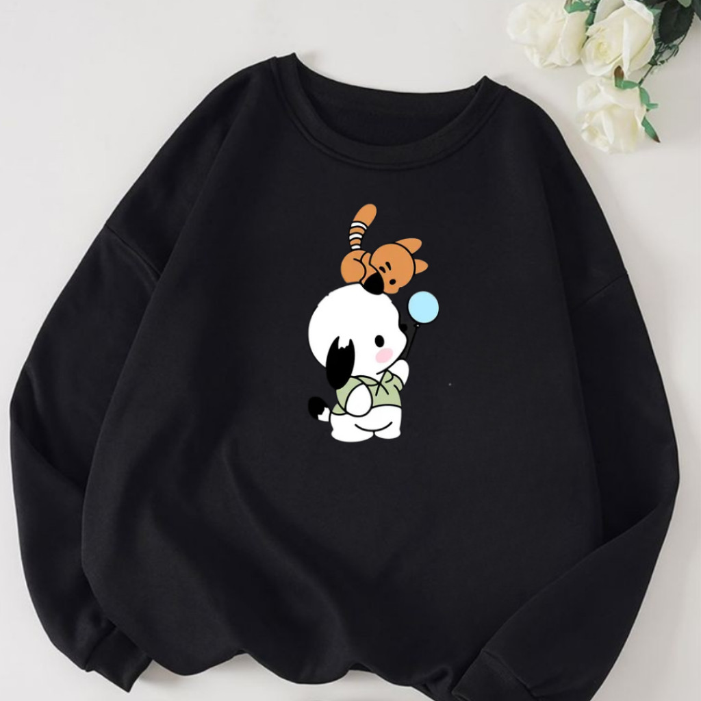 Moletom Unissex Blusa de Frio 100% Algodão Tendencia Inverno — imagem 2 de 2