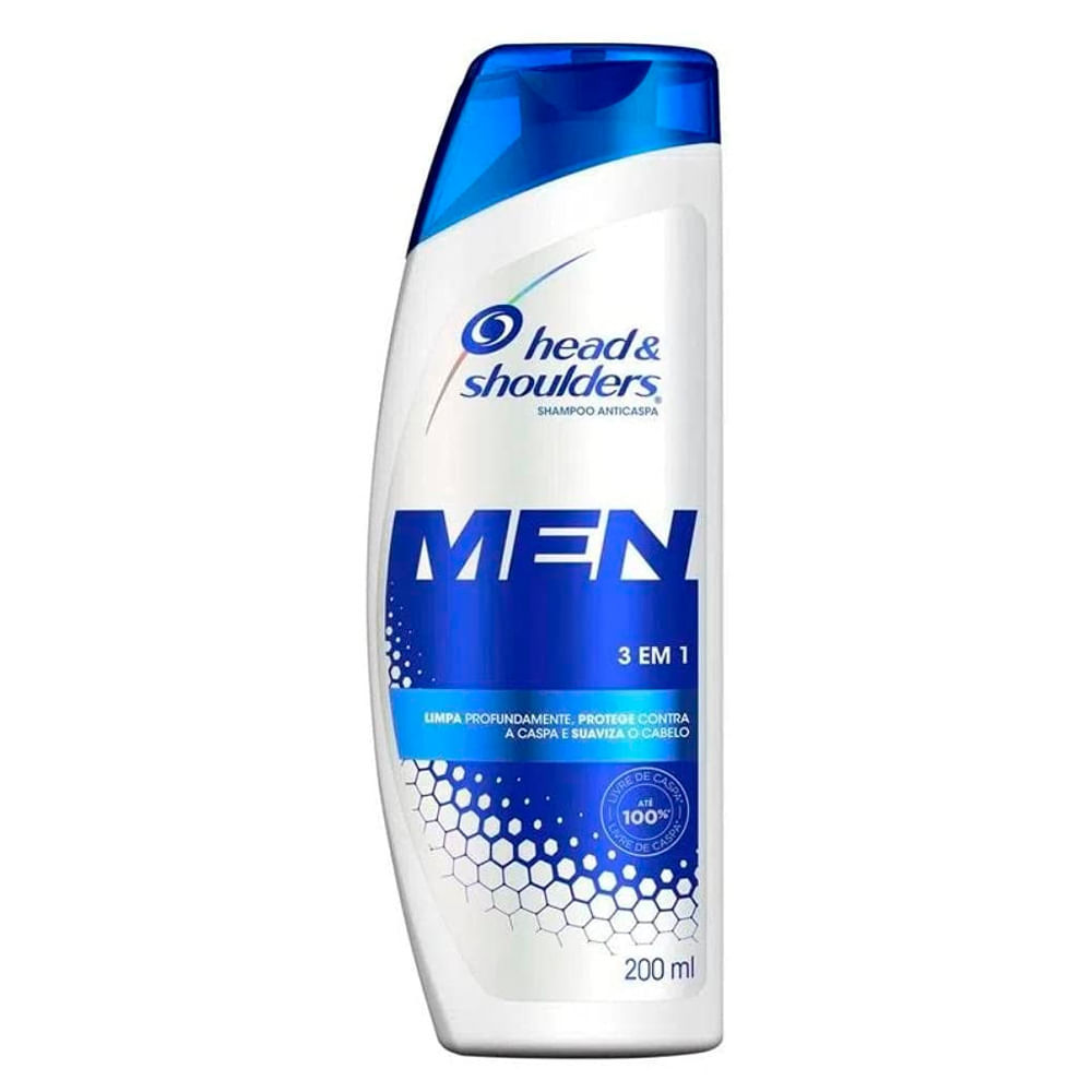 Shampoo Head & Shoulders 3 Em 1 200ml em Oferta na Shopee