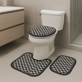 Kit de Banheiro 3 Peças com Franjas – Conforto e Estilo para seu Lar em Oferta na Shopee