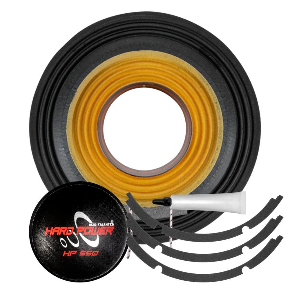 KIT REPARO ALTO FALANTE HARD POWER HP 550 12 POLEGADAS ORIGINAL
