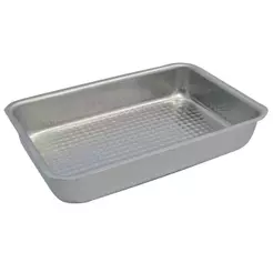 Forma Retangular Trabalhada Alta Elitec 37cm x 26cm, Alumínio - 571