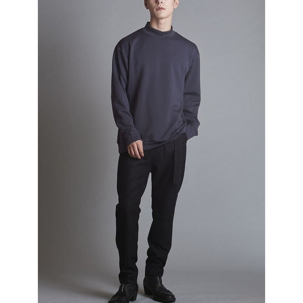 Japonês único pequeno moletom de gola alta camisa de fundo masculino feminino 12.9 L84571 macio ceroso confortável tipo 