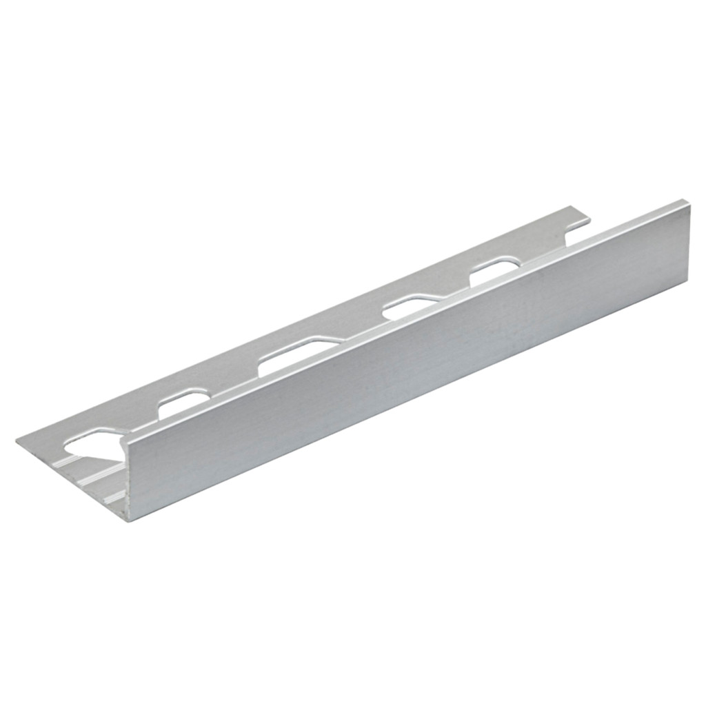 Perfil Ravena Alumínio Matte 1 Metro Listelo Porcelanato