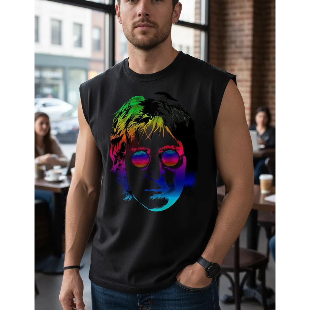 Camiseta Regata Oversized John Lennon Cavada