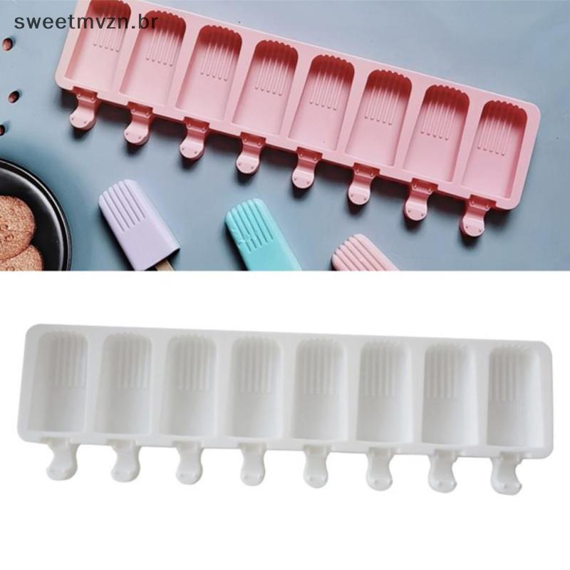 sweetmvzn 1 Peça Molde De Silicone Para Sorvete , Faça Você Mesmo , Chocolate , Sobremesa , Picolé , Ferramentas Caseira