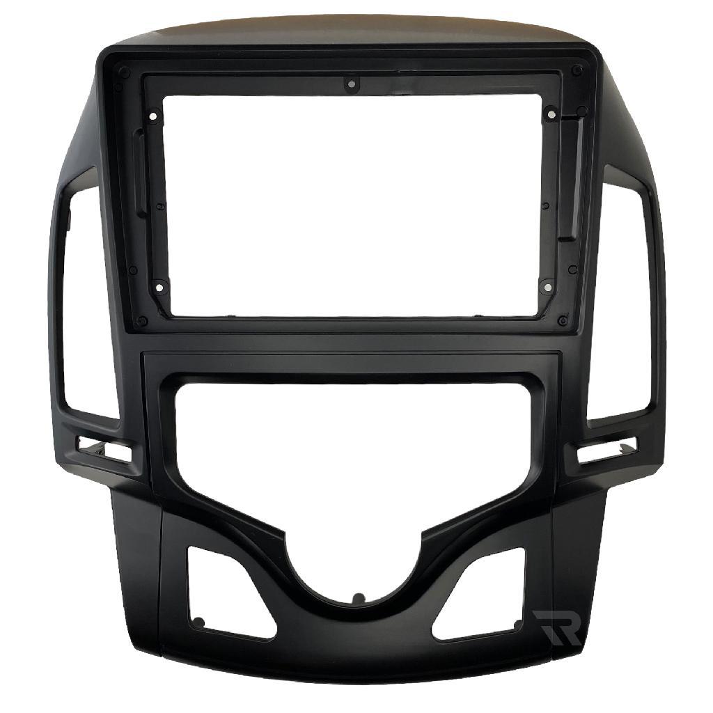 Moldura Painel Central Multimidia 9 Polegadas Hyundai I30 2009 a 2012 Ar Digital