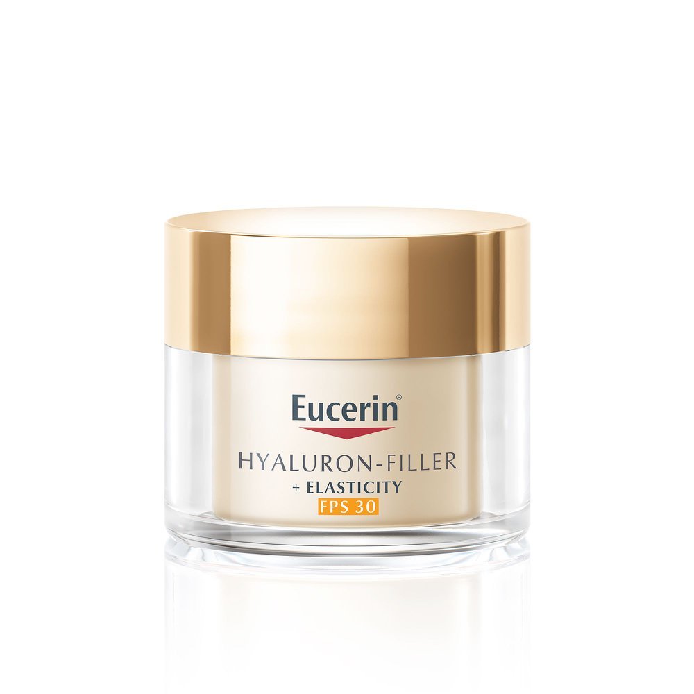 Creme Facial Anti-idade Firmador Eucerin Hyaluron Filler Elasticity Dia FPS 30 50ml em Oferta na Shopee