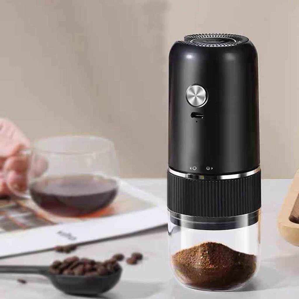Moedor de Café Elétrico Portátil USB Recarregável Automático Silencioso em Oferta na Shopee