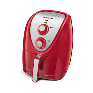 Fritadeira Elétrica Air Fryer Mondial Grand Family Inox AFN-50-RI 5L Vermelha - 220V em Oferta na Shopee