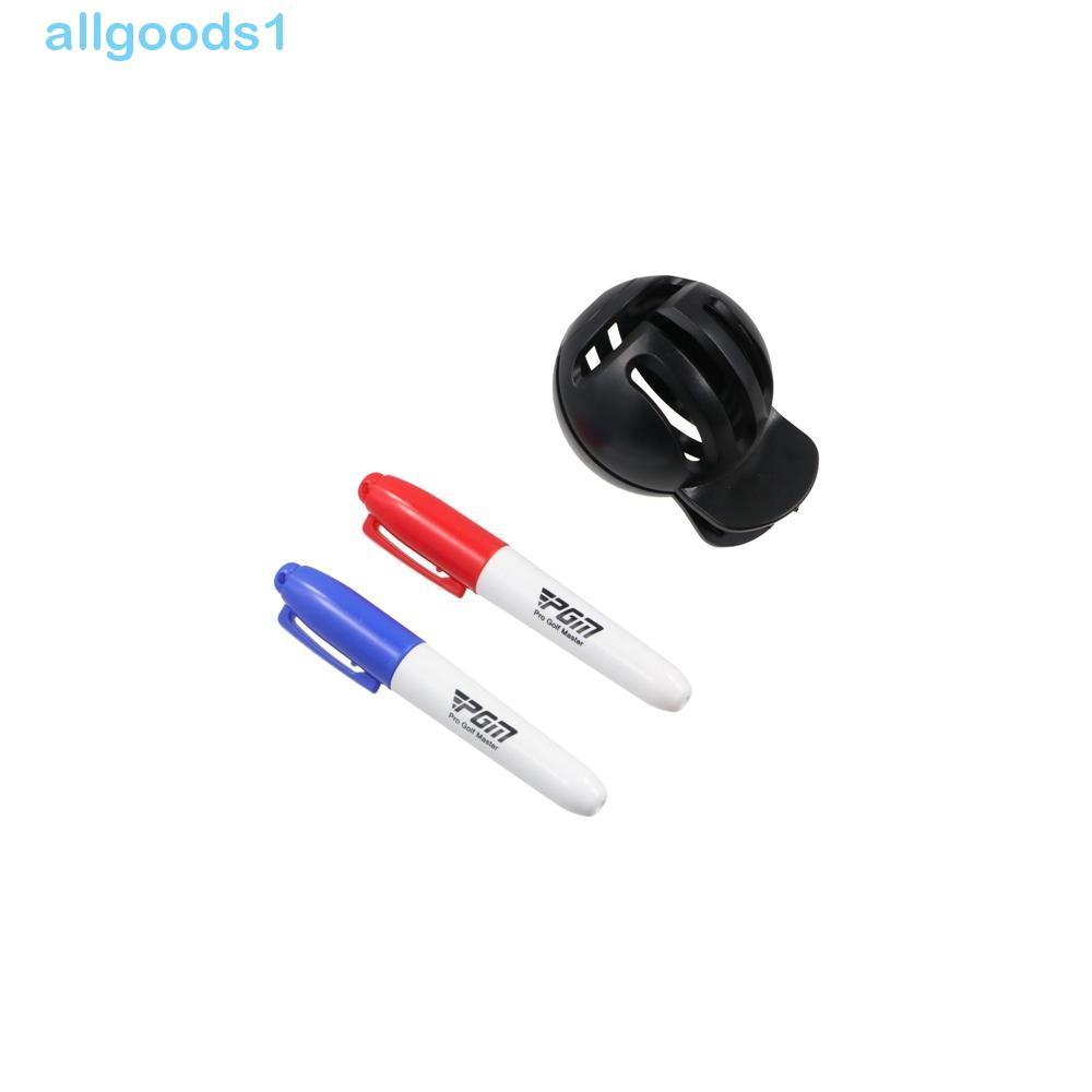 ALLGOODS 1 Conjunto De Escriba De Golfe , Linha De Marcação Marcador De Bola Portátil , Com 2 Canetas Caneta