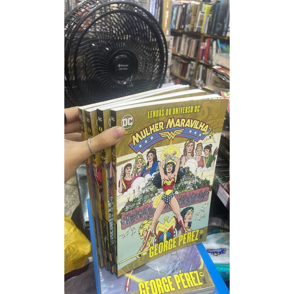 Lendas Do Universo Dc: Mulher Maravilha - Volumes 1 ao 4 saga completa de George Pérez 7862883
