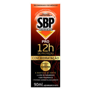 Repelente SBP Pro 12h de Proteção Loção com Hidratação 90ml em Oferta na Shopee