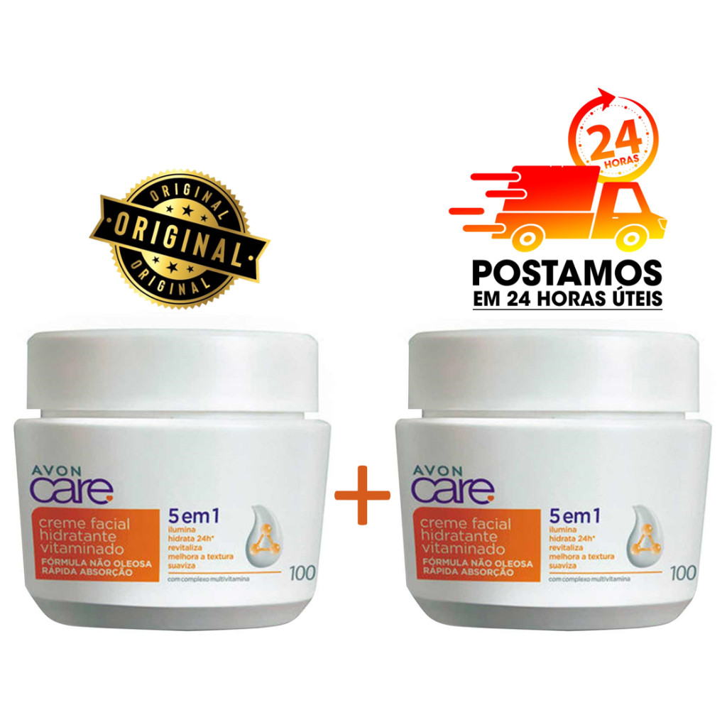 Creme Facial Avon Care Hidratante Vitaminado 100g