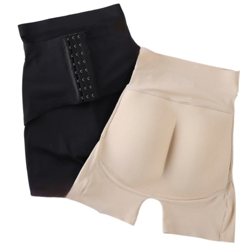 Calcinha Short Modeladora Levanta Bumbum com Enchimento Reduz Barriga e Aperta Cintura