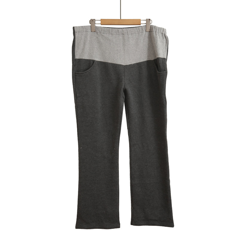 Calças de maternidade desgaste exterior calças de perna larga calças casuais primavera outono gravidez cedo calças de pe