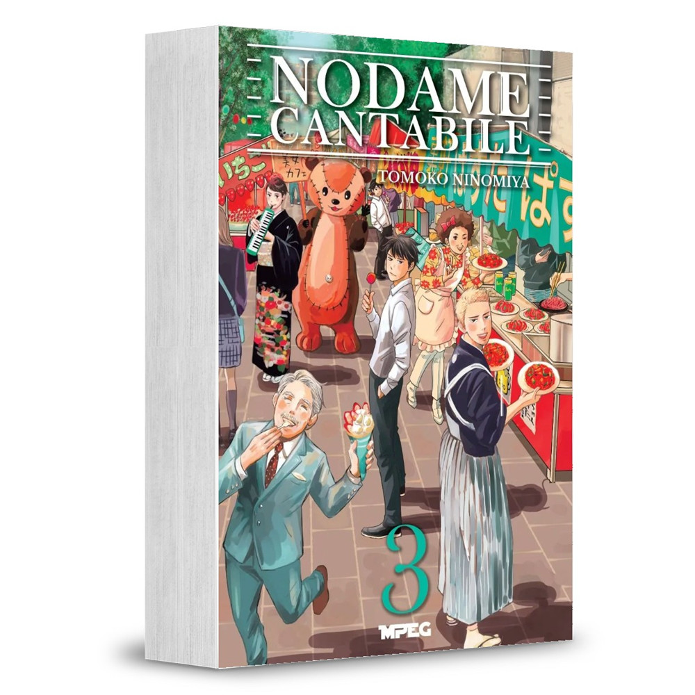 Capa do livro Mangá - Nodame Cantabile - Volume 3 - por Tomoko Ninomiya - Editora MPEG