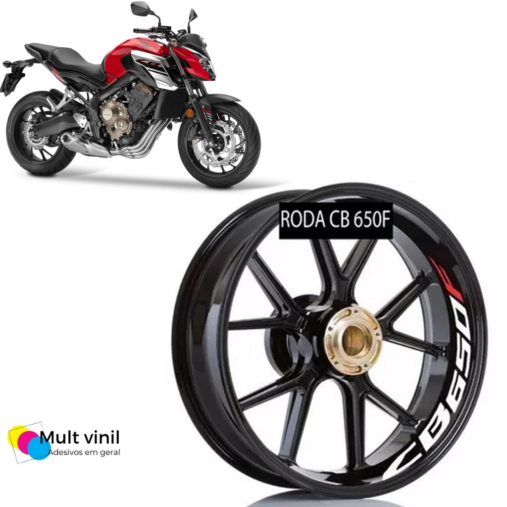 Adesivo Premium Roda Moto Honda Cb650f Cb 650f Cb 650 F