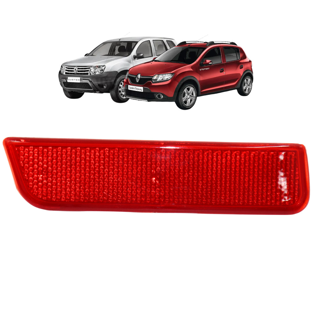 Refletor Olho Gato Parachoque Traseiro Duster Sandero Stepway Direito
