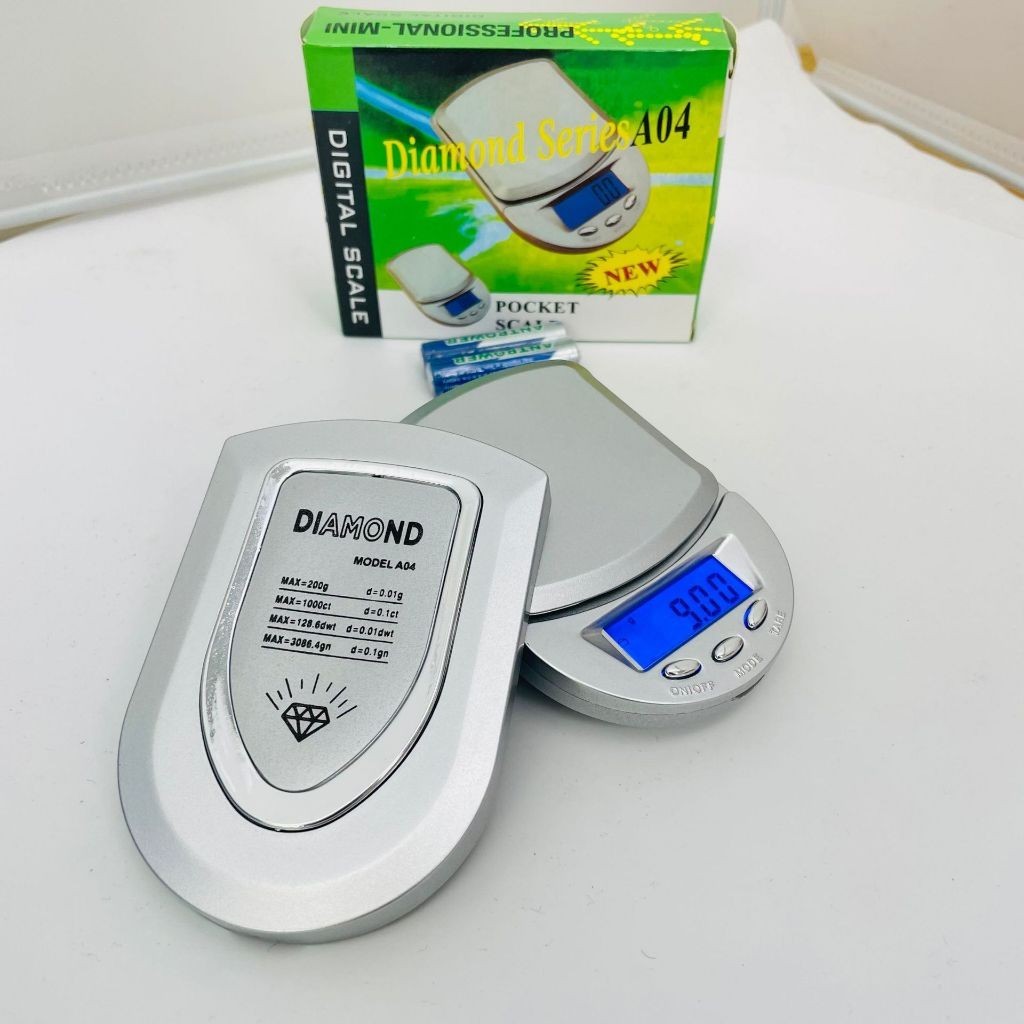 Mini Balança Digital Portátil 500g Com Display LCD Tara Alta Precisão Pilha AAA   A04