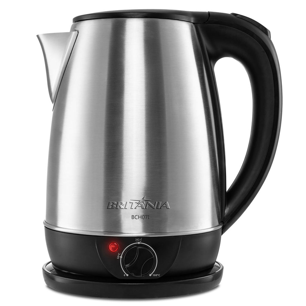 Chaleira Elétrica Britânia BCH07I  1,8l Temp Control Inox em Oferta na Shopee