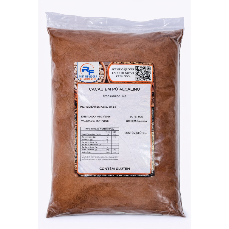 Cacau em Pó Alcalino - 1KG