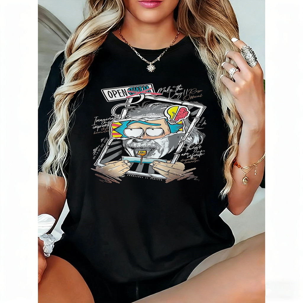 Camiseta Feminina Estampa Bob Marley com Bandeira da Jamaica Cores Verde Amarelo Preto Branco Moderna Estilosa Tendência