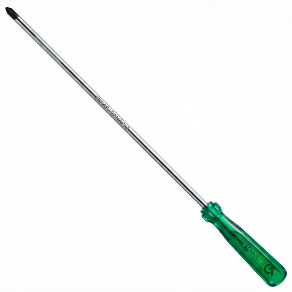 Chave Phillips 3/16 x 14 Pol. para Tanquinho Profissional 35,5cm Ponta Imã Magnética Cromo