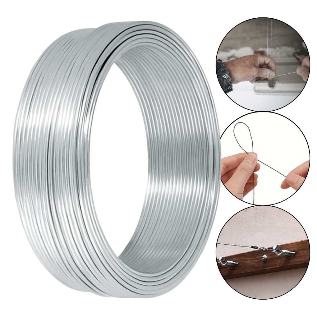 Arame Galvanizado 18 BWG 1kg 106m Liso Resistência