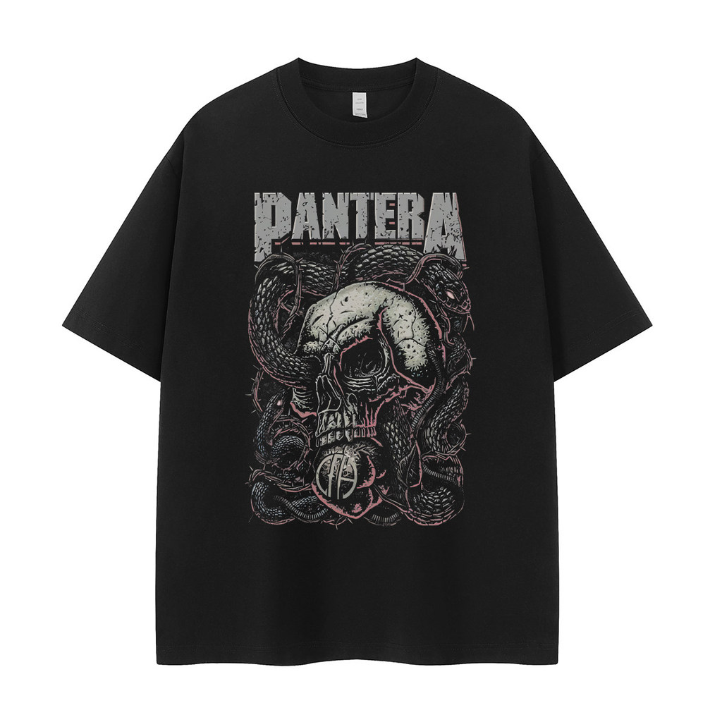Music.Soul Camiseta Unissex Pantera Banda Metal Estampa Vintage Design Exclusivo Confortável Estilosa Retrô
