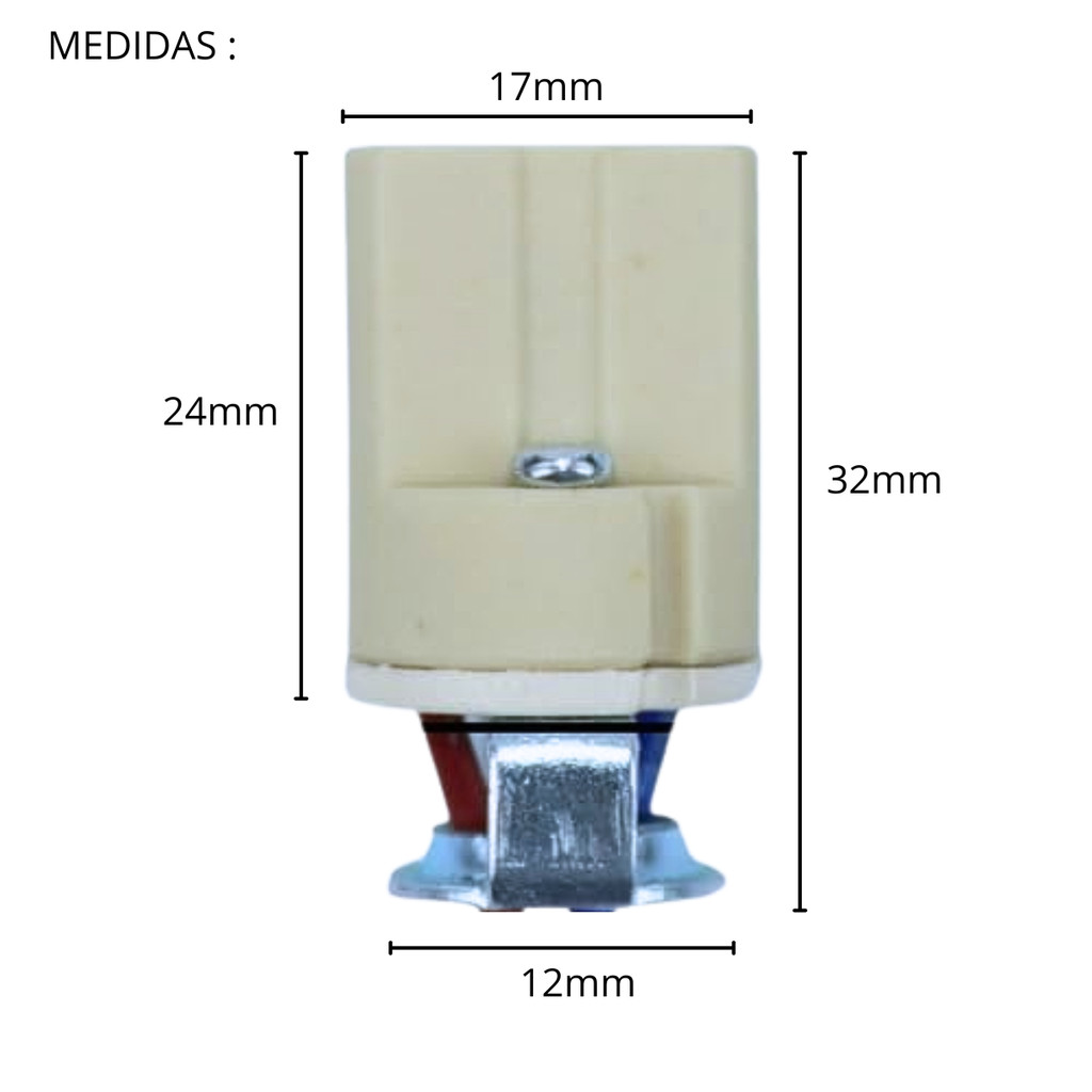 Kit 10/20 Soquete G9 Para Lampada G9 Halopim Com Base Metalica ARANDELAS PENDENTES LUSTRES