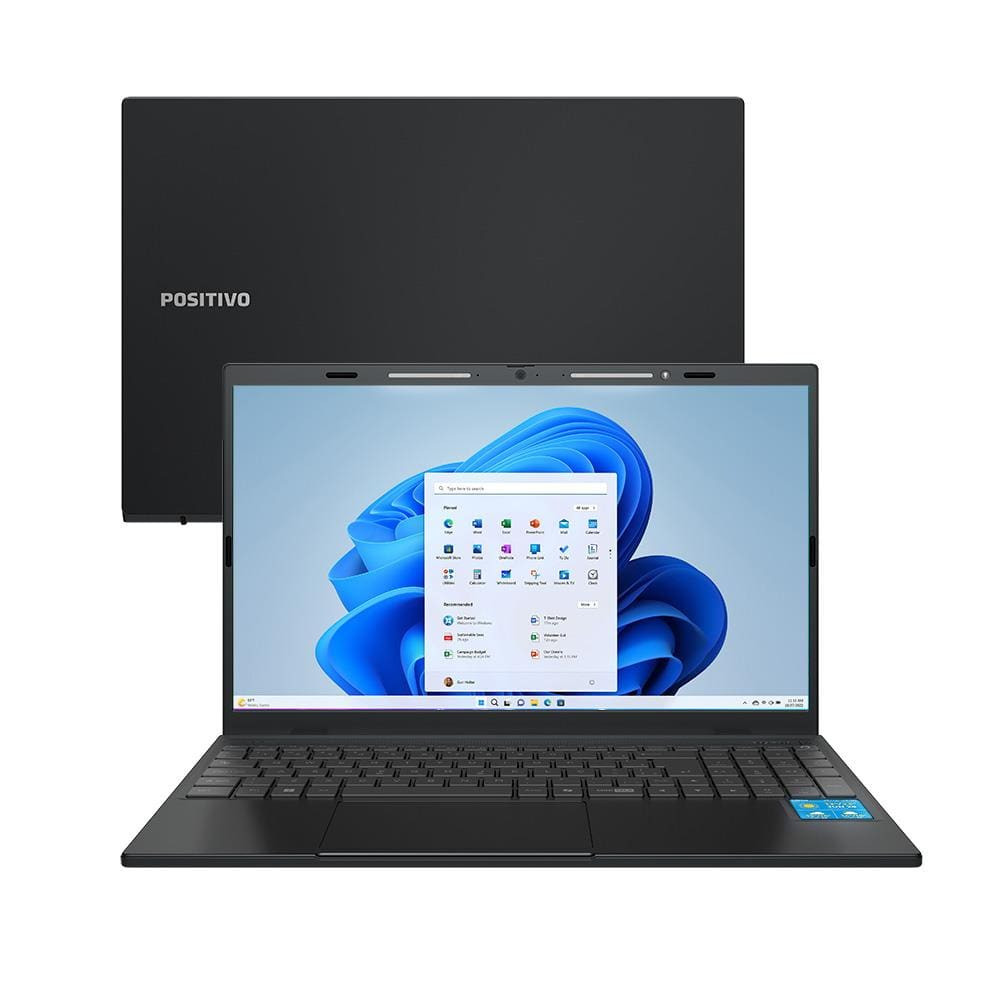 Notebook Intel Celeron N4500 4GB RAM 128GB eMMC 15.6P Vision C15M C4128B-15 Positivo em Oferta na Shopee