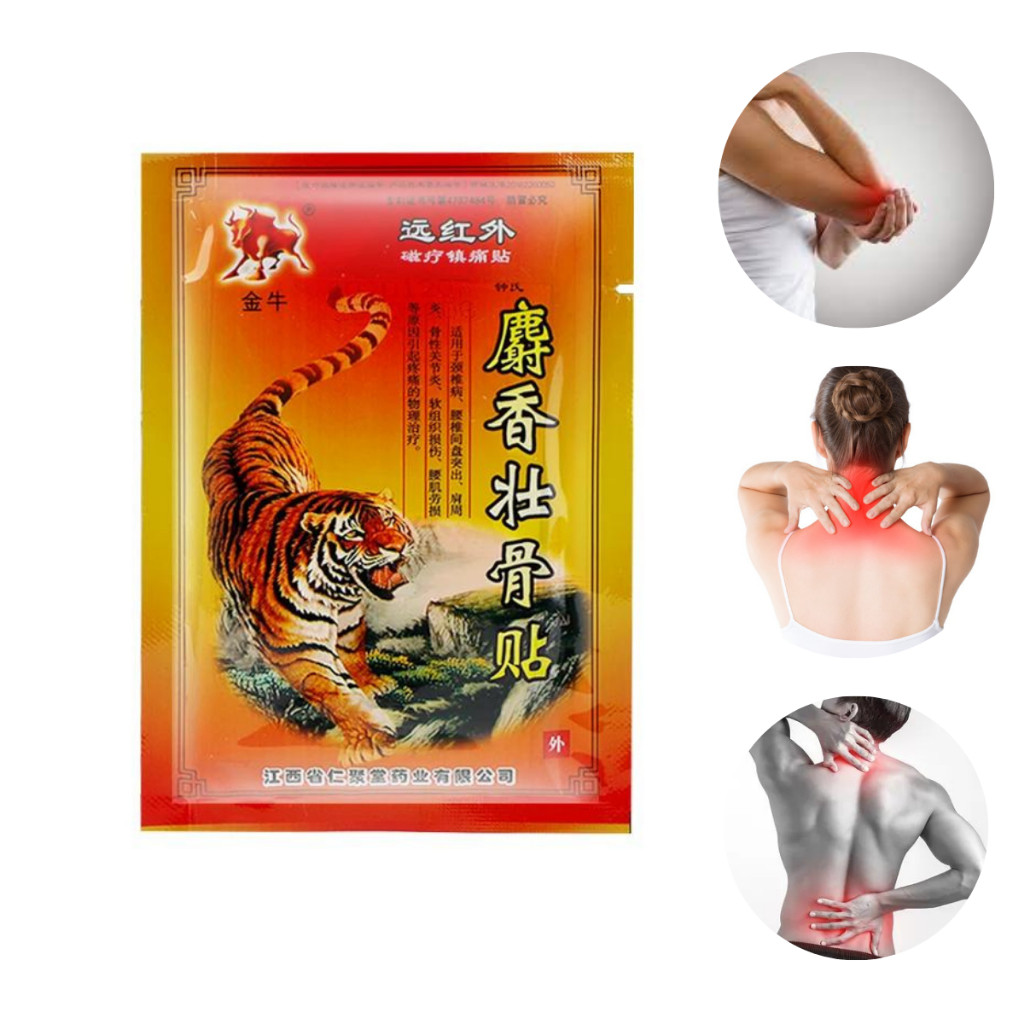 32 Adesivos Salonpas Tigre Emplastro Adesivo Dores Musculares