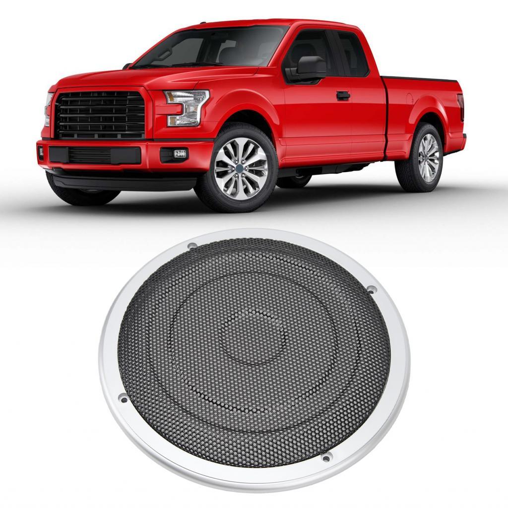 Tomvorks preto redondo decorativo alto-falante grill universal carro e rv grade protetor evita arranhões danos