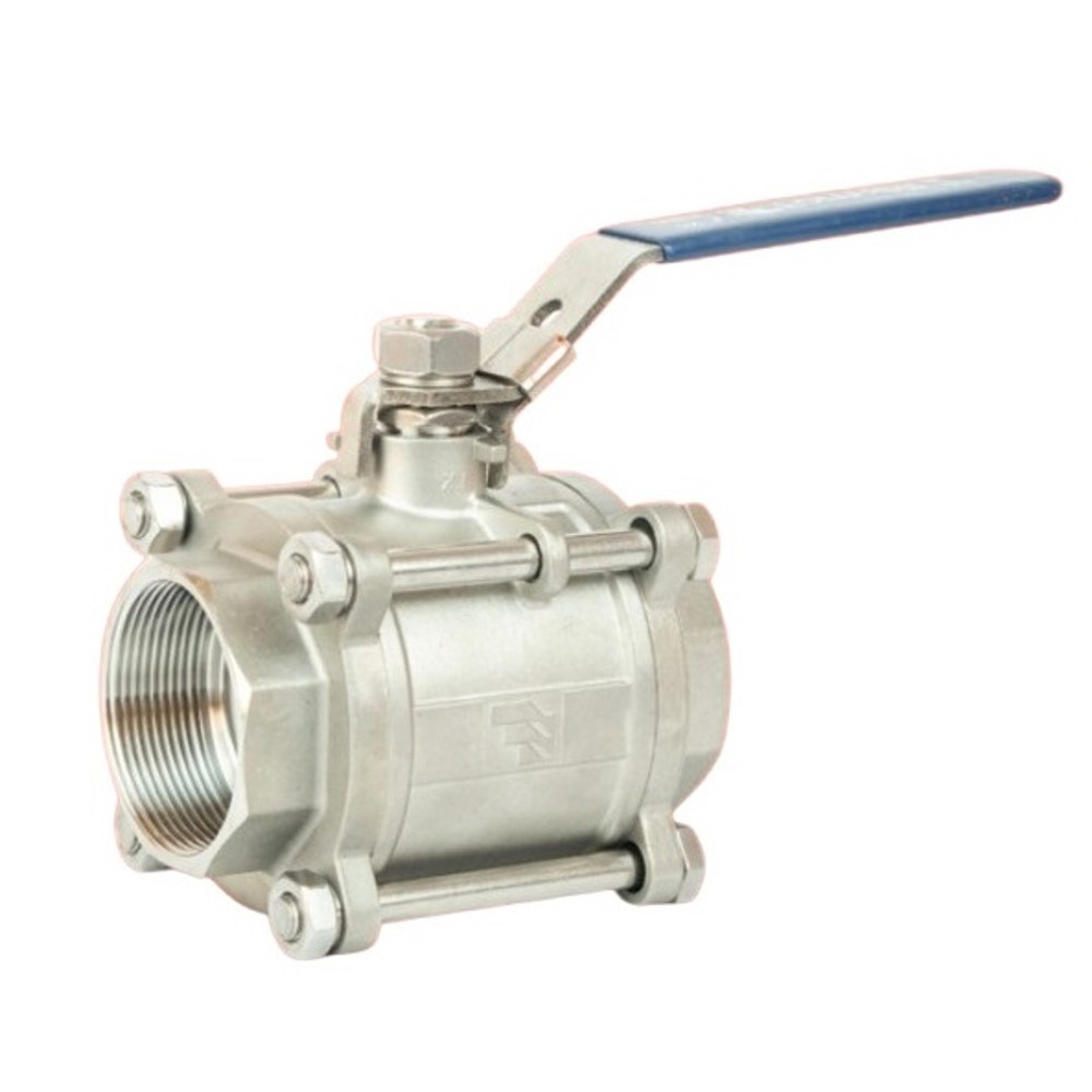 Valvula Esfera Tripartida 1/2 pol Inox Passagem Plena Formelt