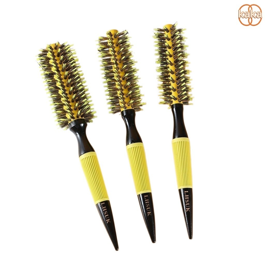 Kit 3 pc Escovas Profissionais De Cabelo Cerdas