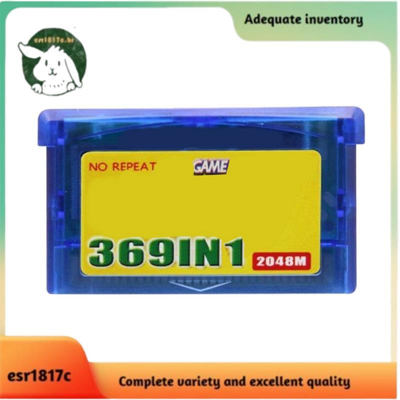 Jogo 369 Em 1 Para Cartão De Console De Videogame Avançado Combinado Inglês