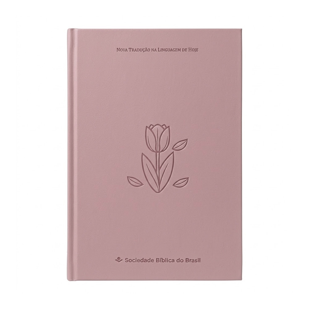 Bíblia Sagrada Tulipa | NTLH | Capa Dura Rosa