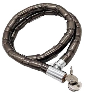 Trava Cadeado Antifurto Articulado Moto Bicicleta Bike Portão 100cm x 18cm Aço Segurança …