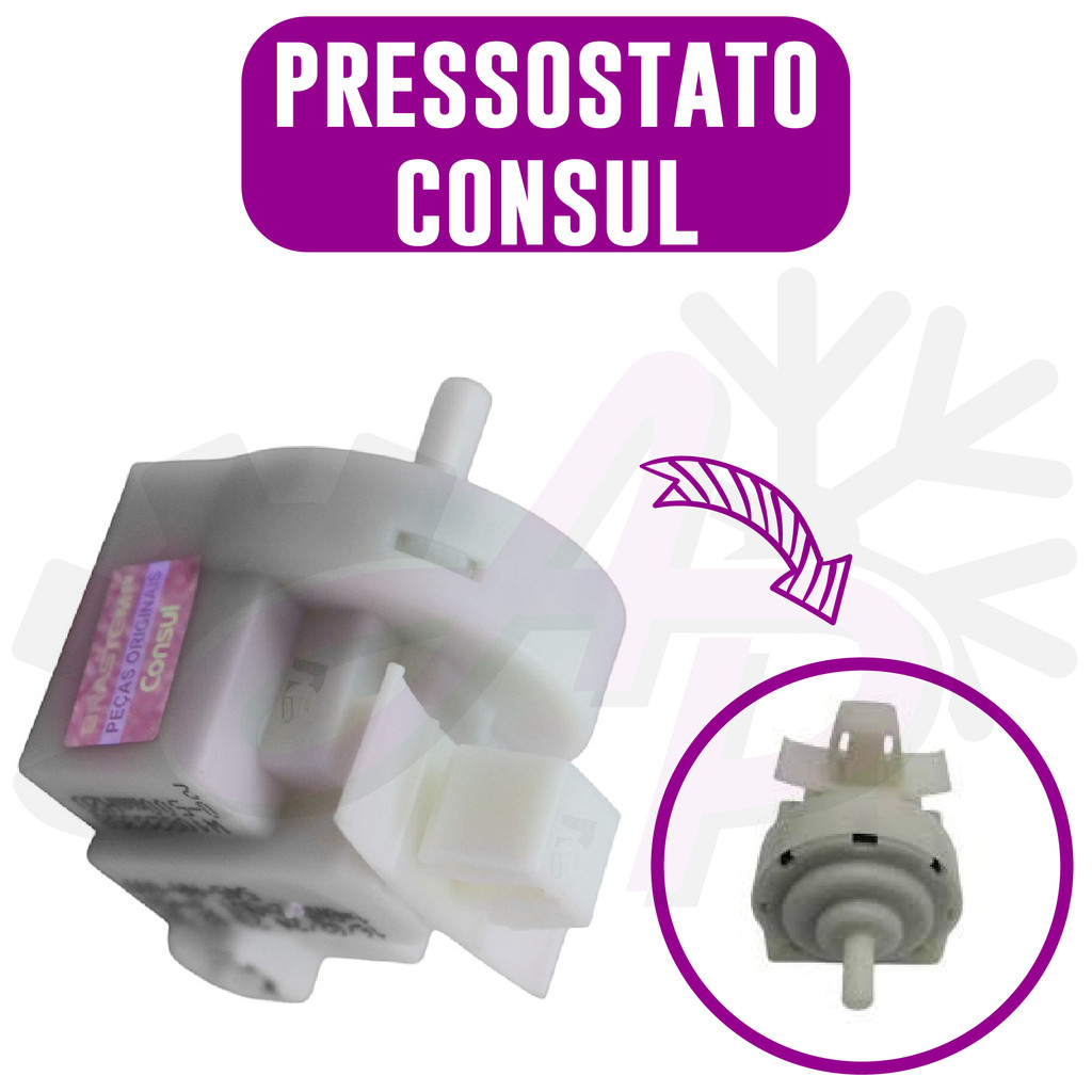 Pressostato Linear Lavadora Roupas BWG11 BWH15 W10828358
