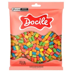 Bala de Gelatina Canudinho Estrelinha dos Sonhos 1kg - Docile
